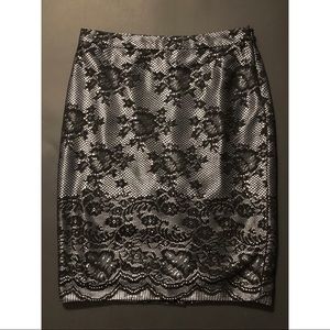 The Limited Y2K Lace Skirt